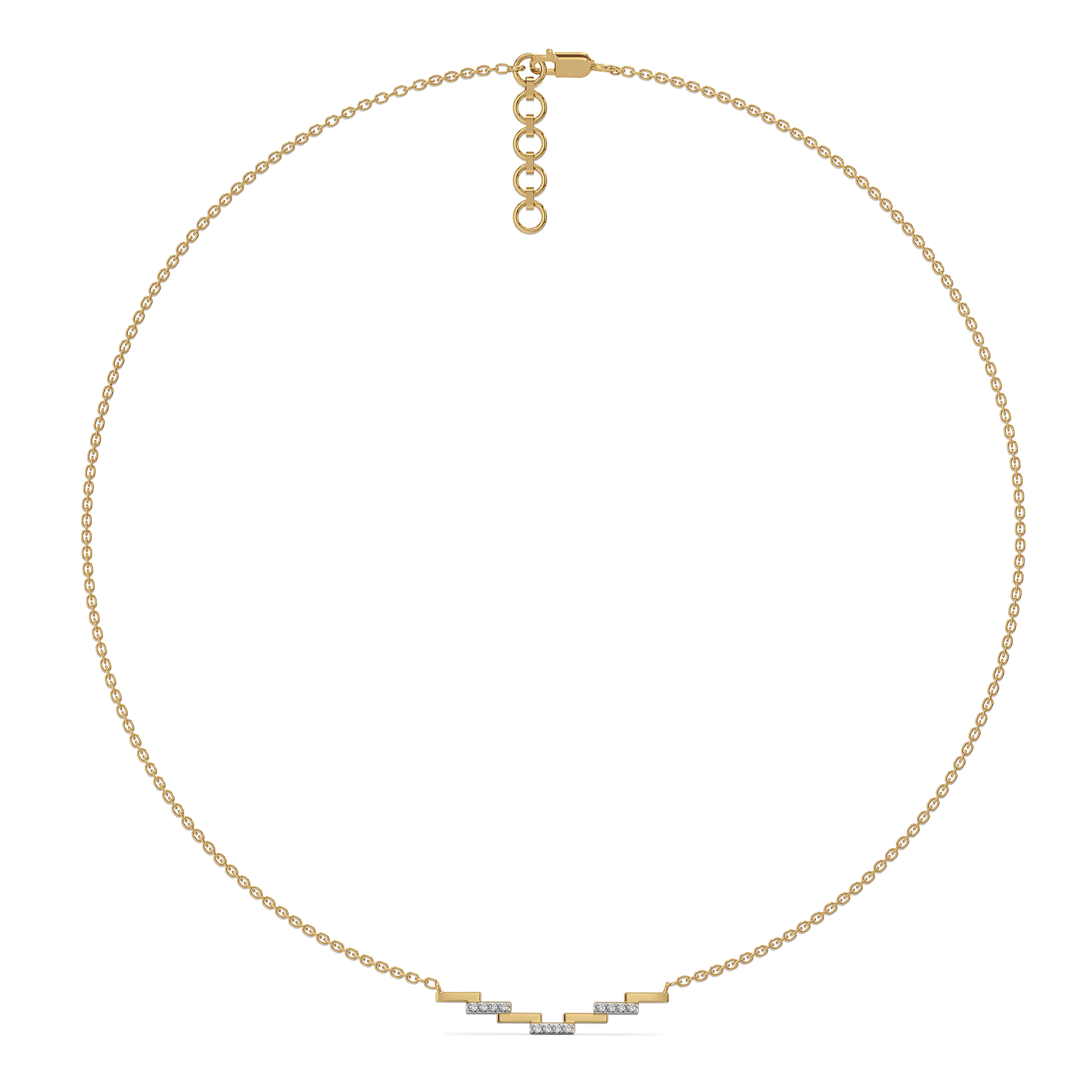 Floating Staircase - Lab Grown Diamond Necklace