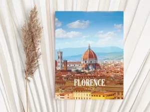 Florence Retro Wall Art, Italy