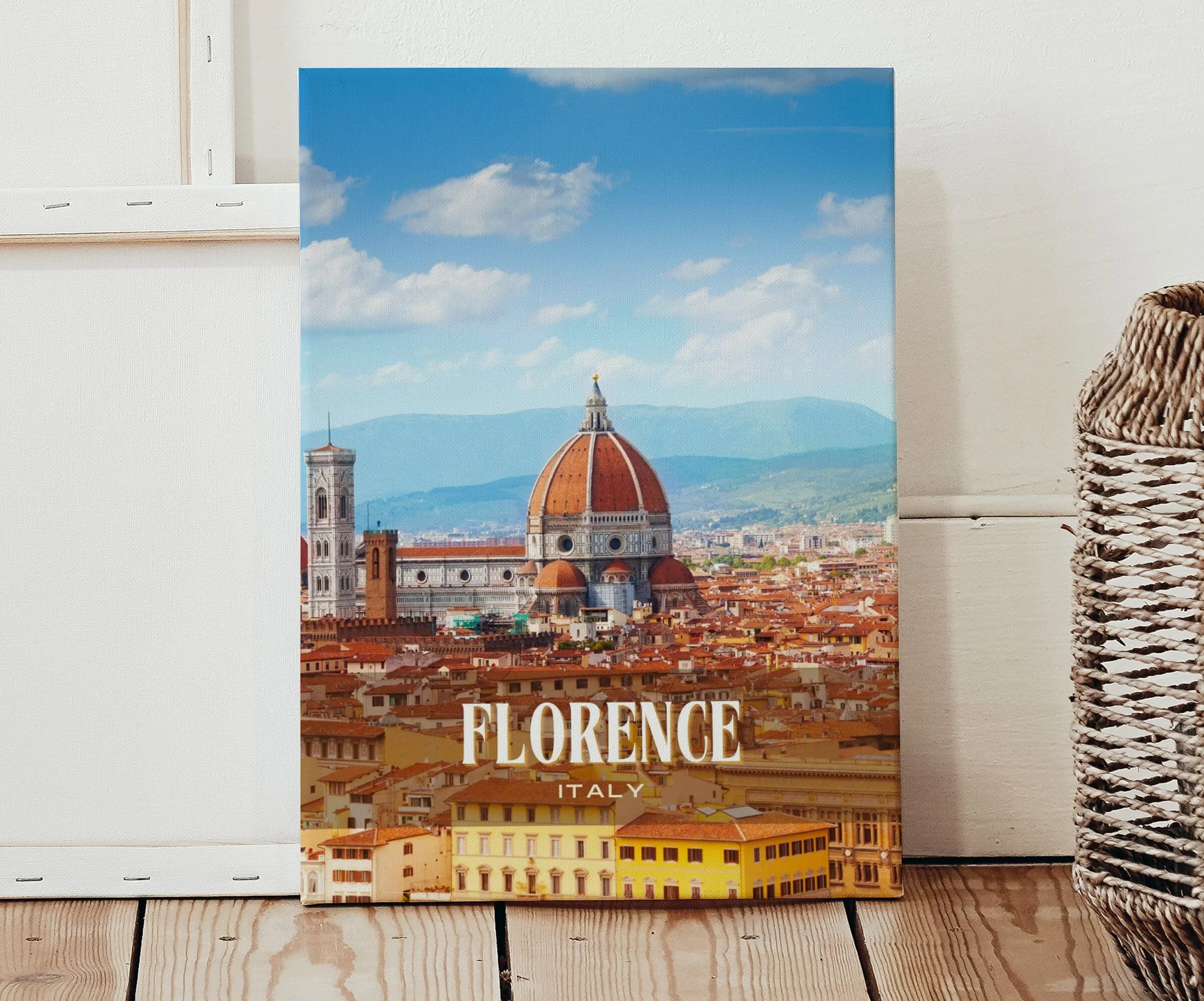 Florence Retro Wall Art, Italy