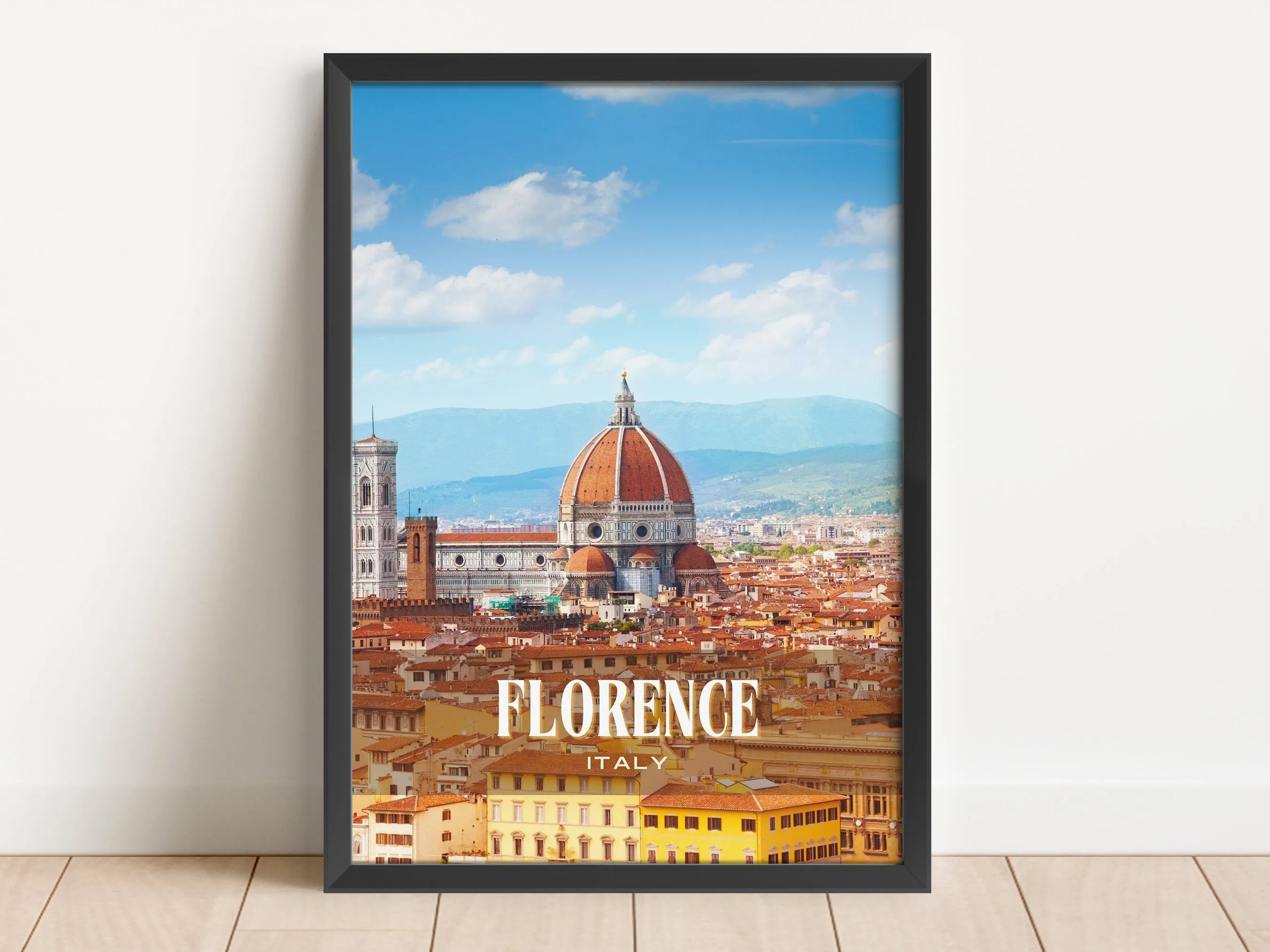 Florence Retro Wall Art, Italy