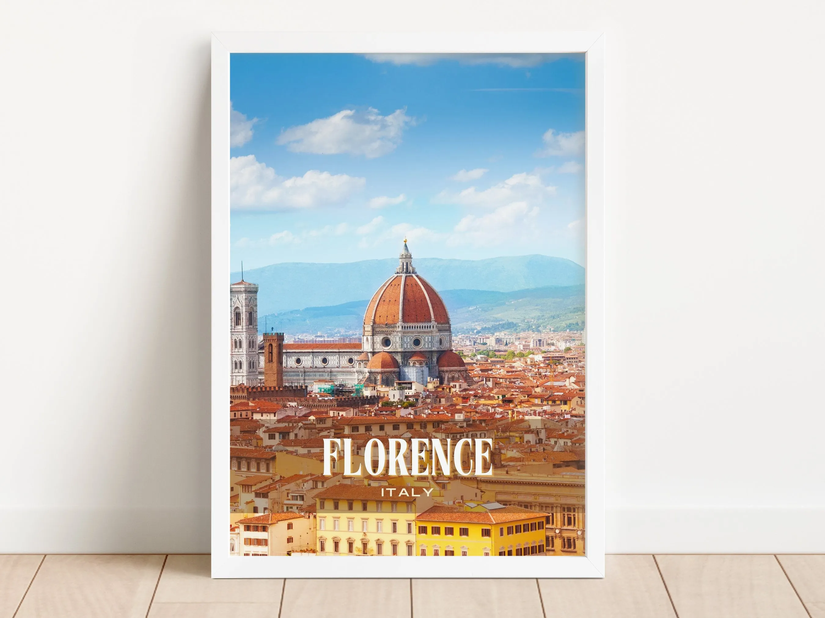 Florence Retro Wall Art, Italy