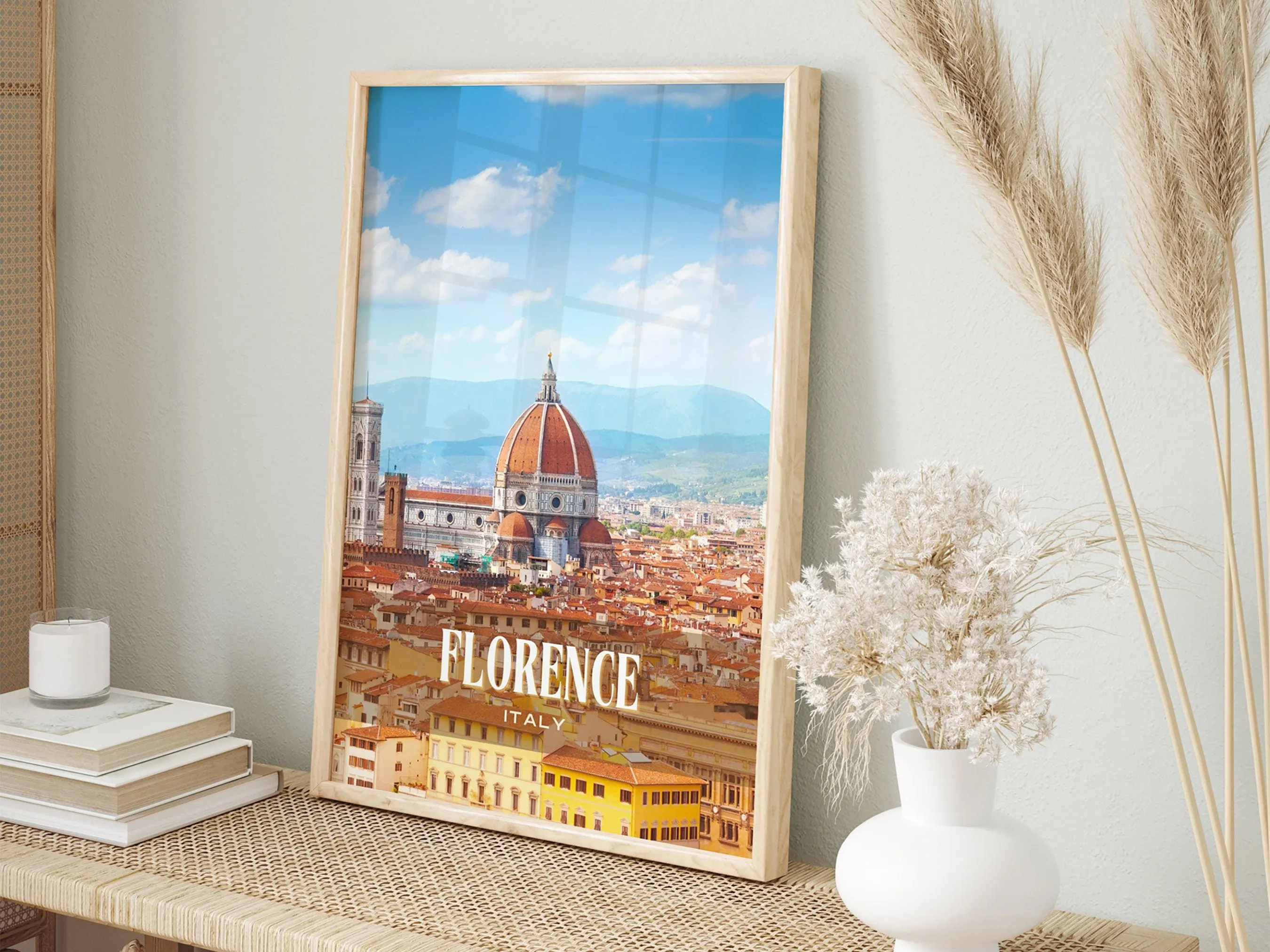 Florence Retro Wall Art, Italy