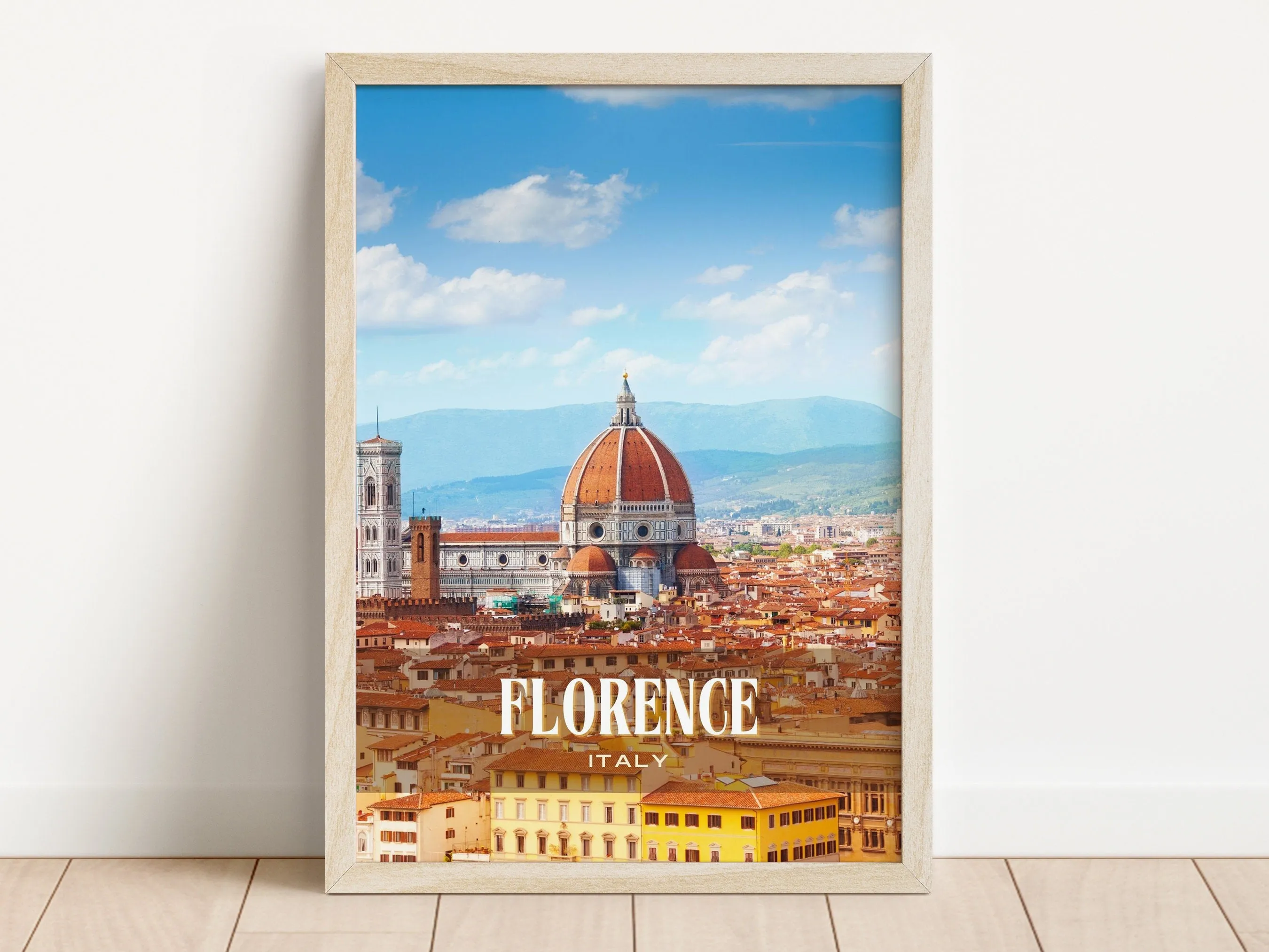 Florence Retro Wall Art, Italy