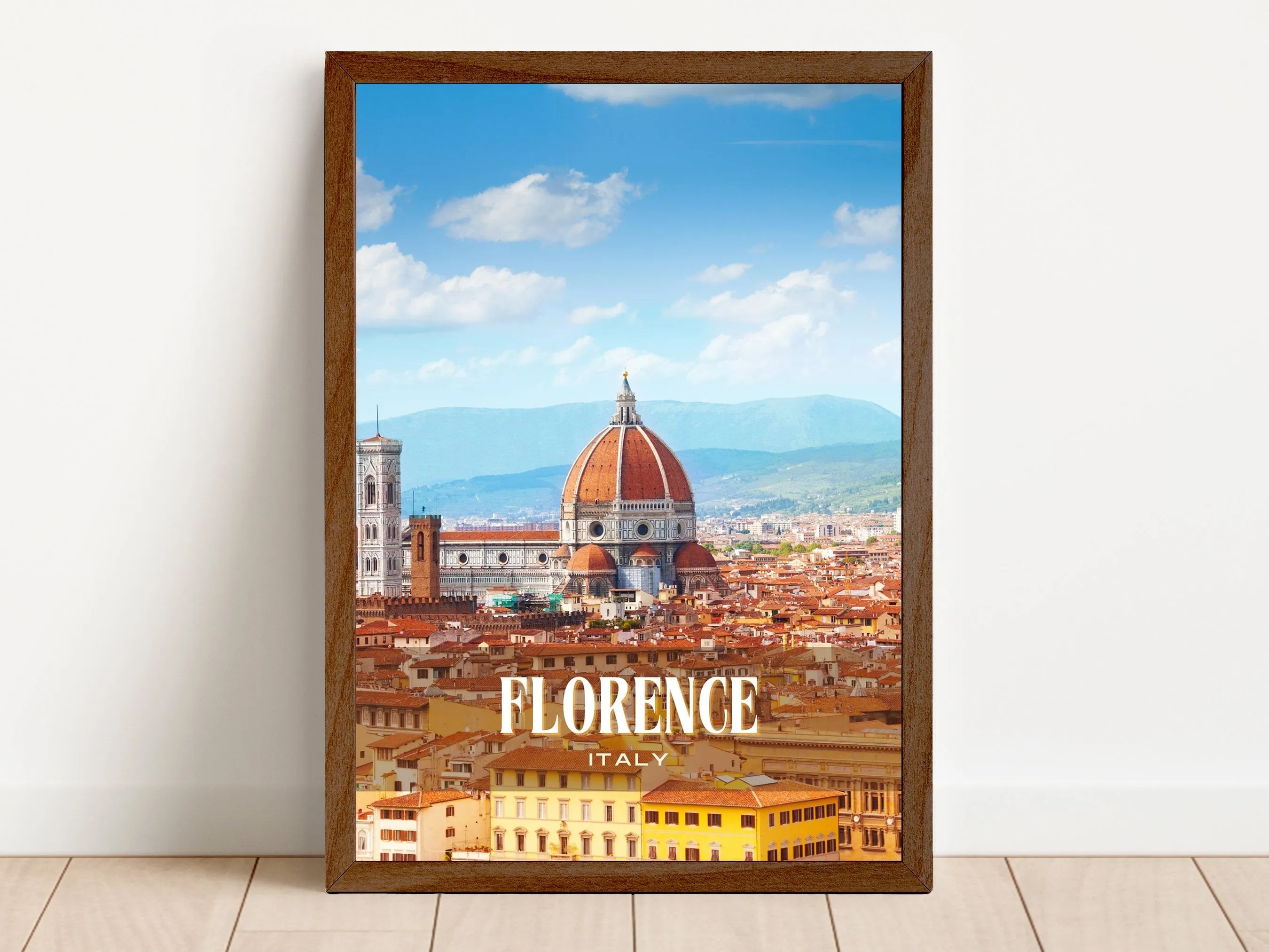 Florence Retro Wall Art, Italy
