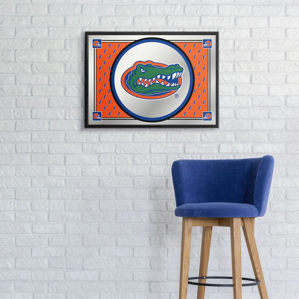 Florida Gators: Team Spirit - Framed Mirrored Wall Sign