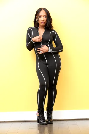 Fly Girl Jumpsuit - Black