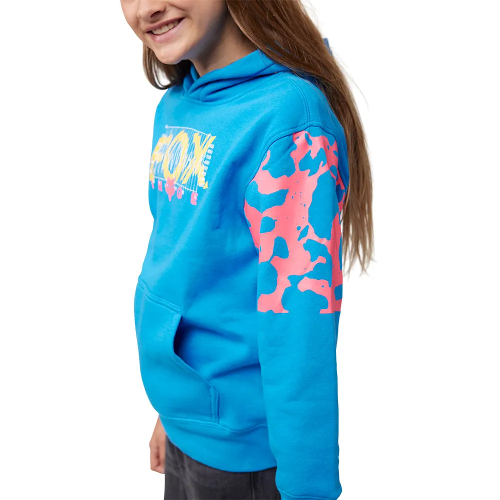 FOX YOUTH ENERGY FLEECE PULLOVER HOODY [TRUE BLUE]