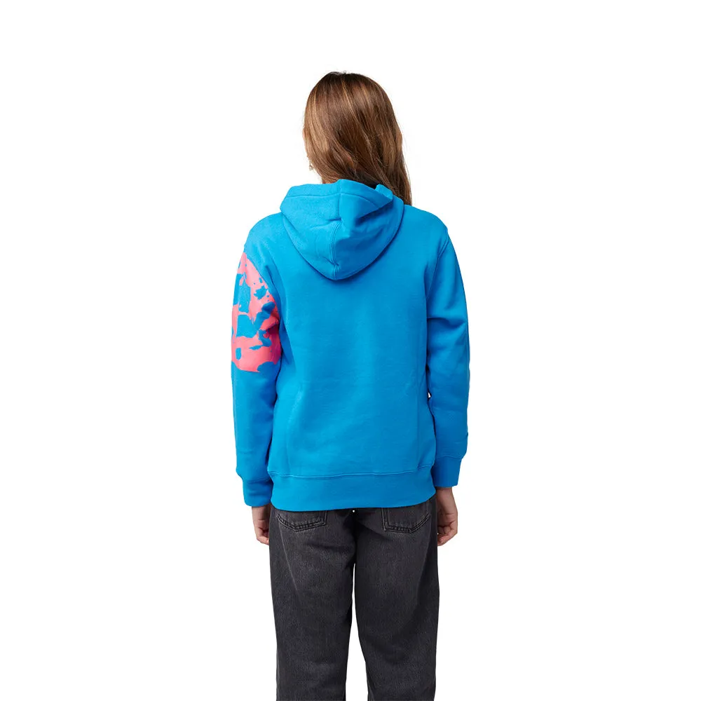 FOX YOUTH ENERGY FLEECE PULLOVER HOODY [TRUE BLUE]