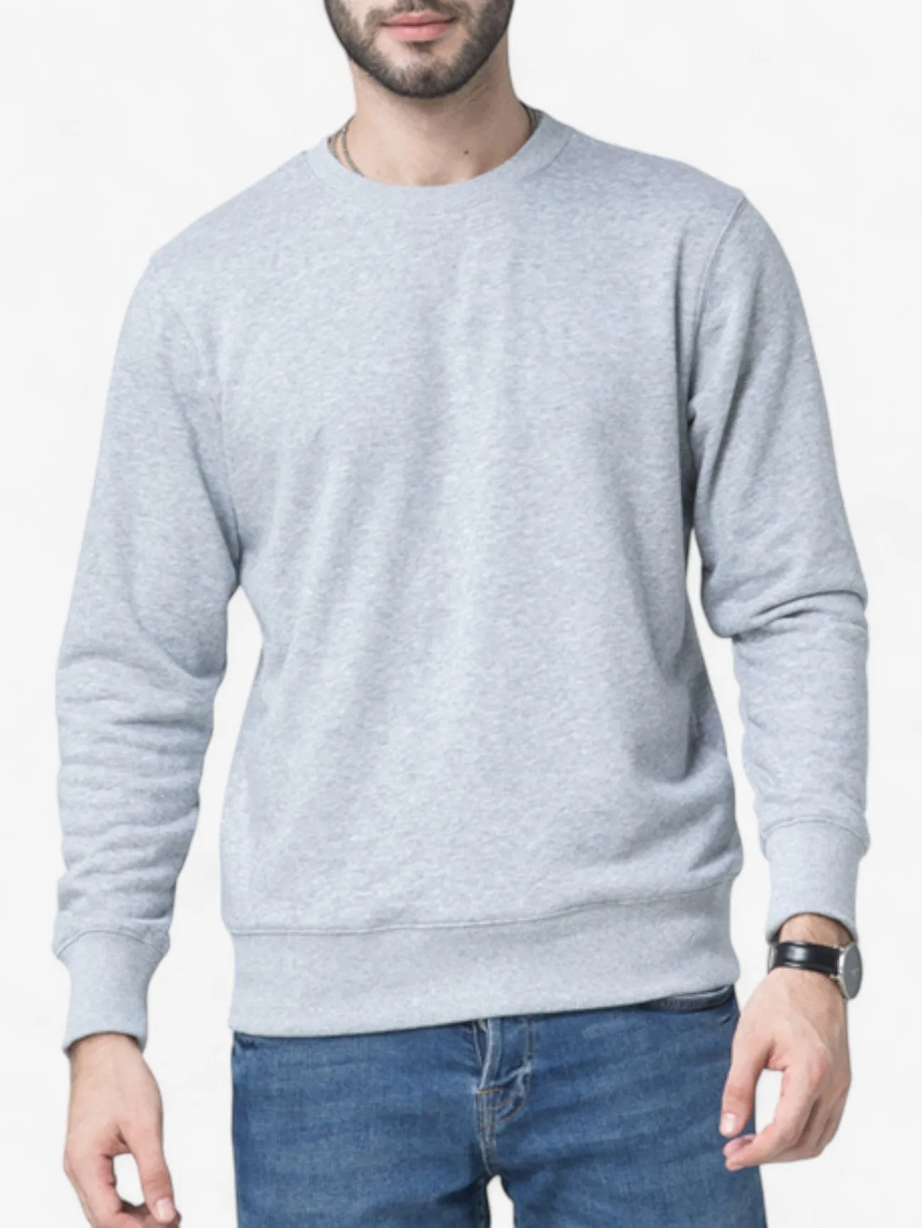 Foxes | Men’s Classic Casual Long Sleeve Crewneck Sweater