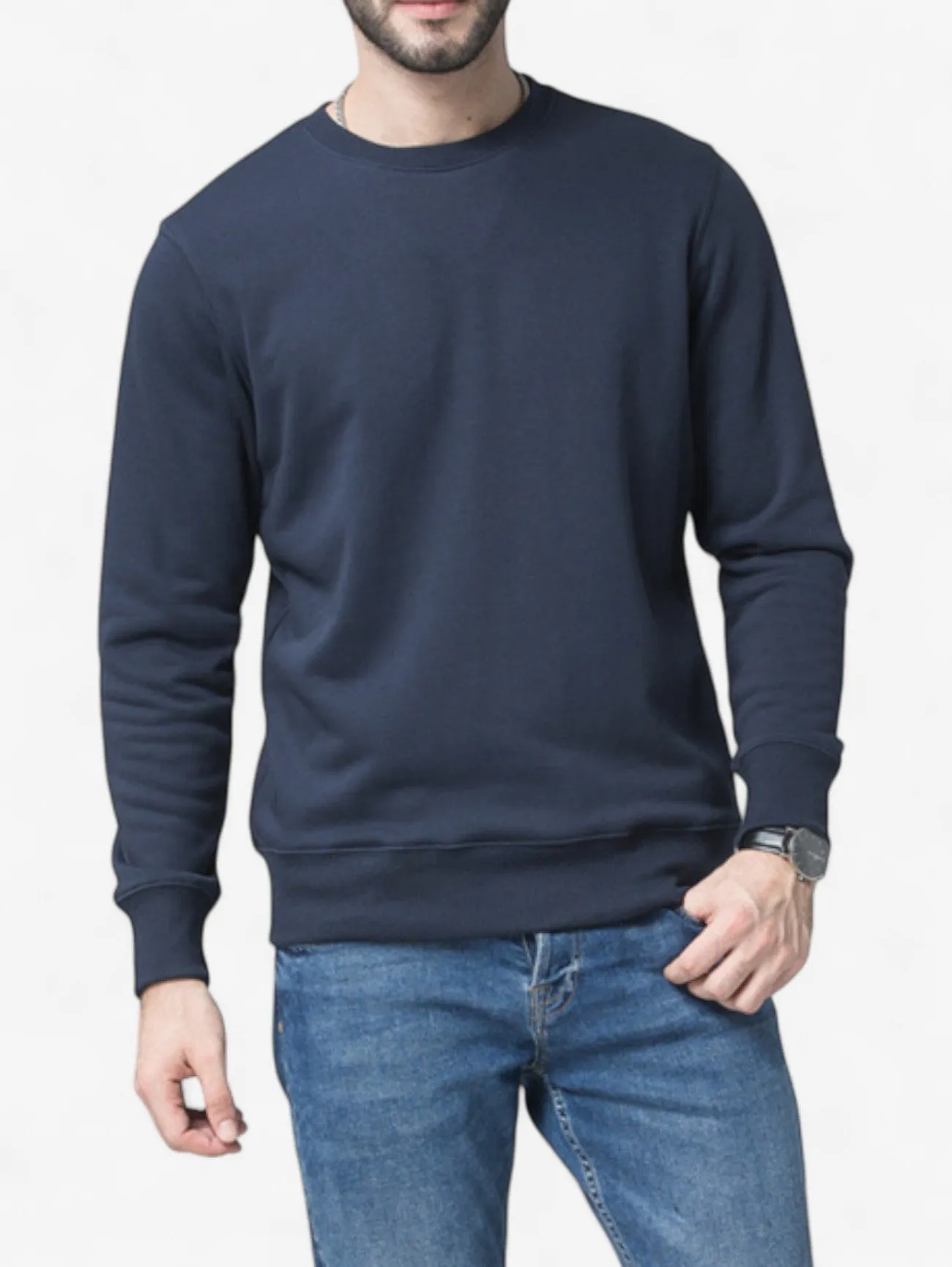Foxes | Men’s Classic Casual Long Sleeve Crewneck Sweater
