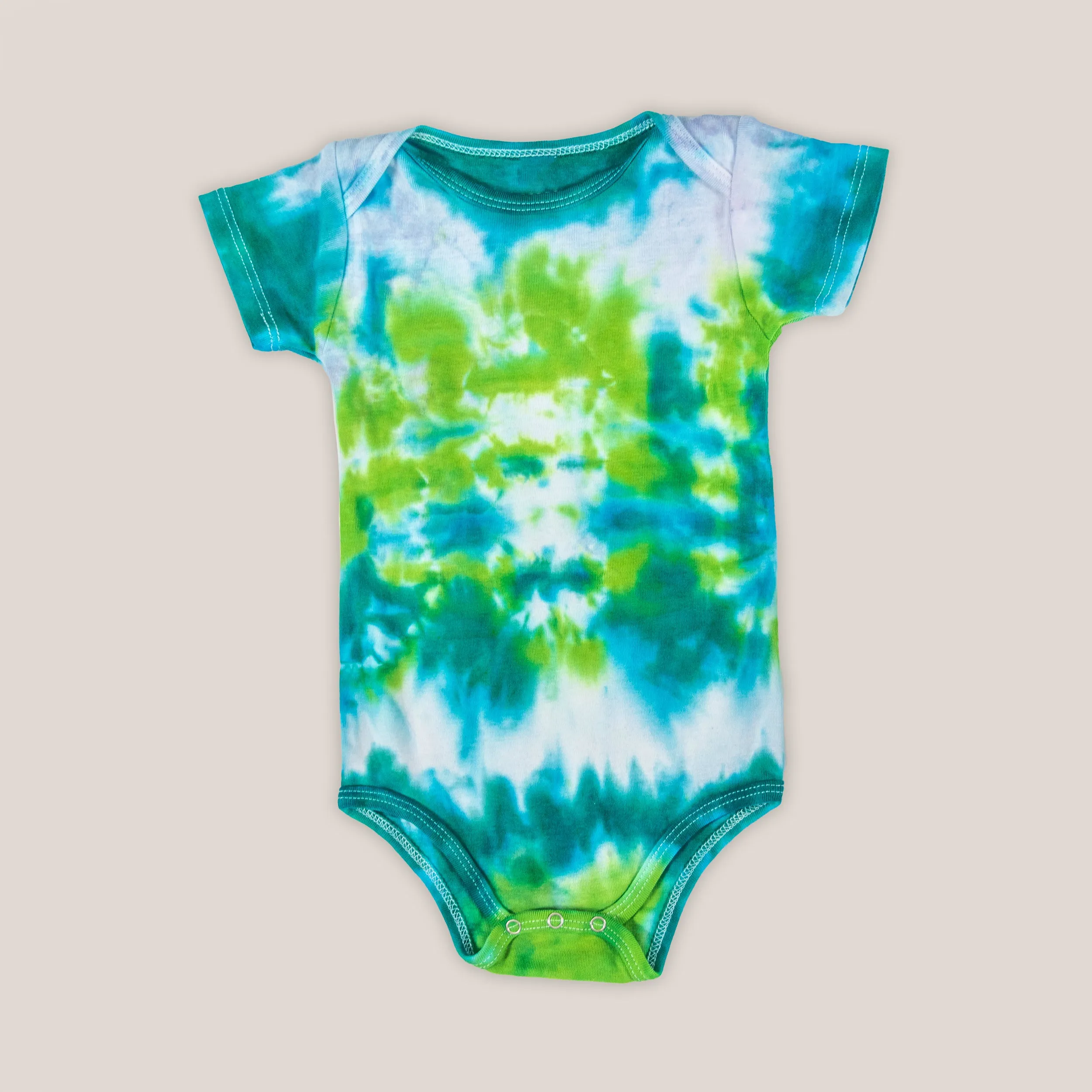 Frozen Lime Organic Tie Dye Bodysuit