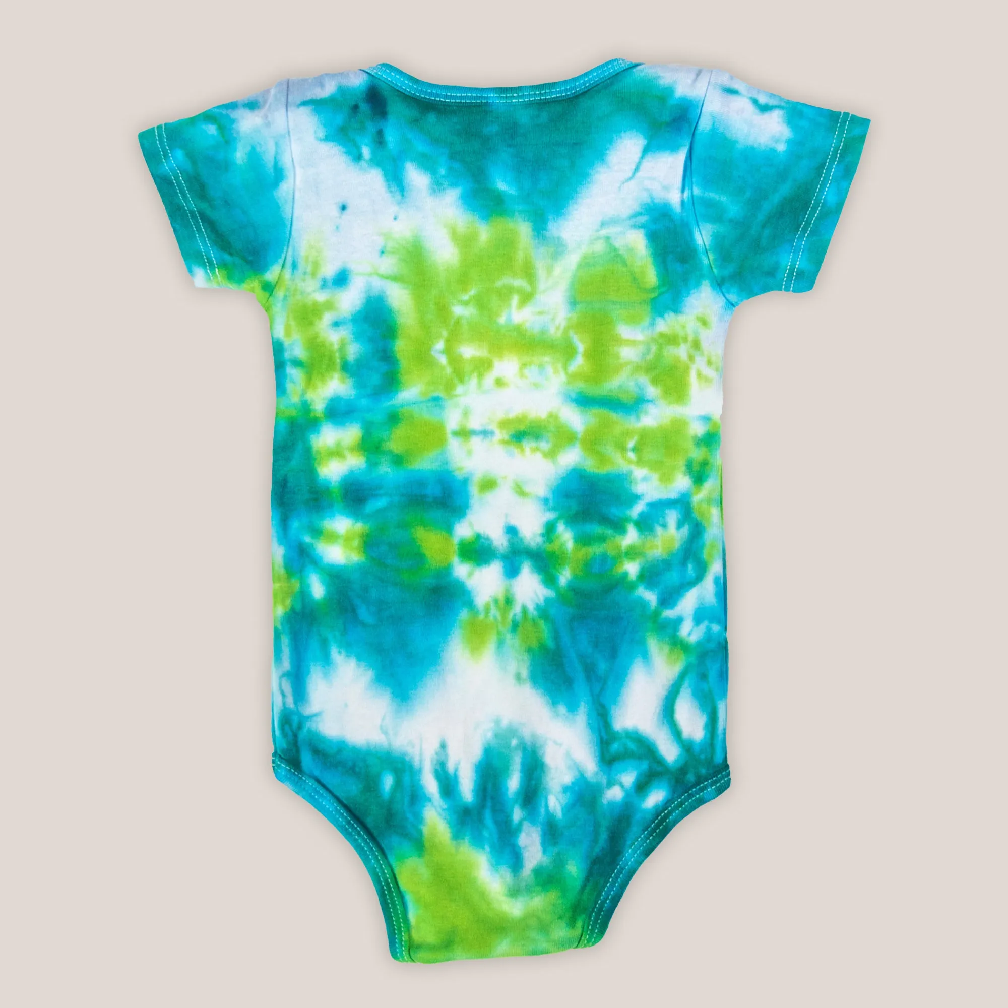 Frozen Lime Organic Tie Dye Bodysuit