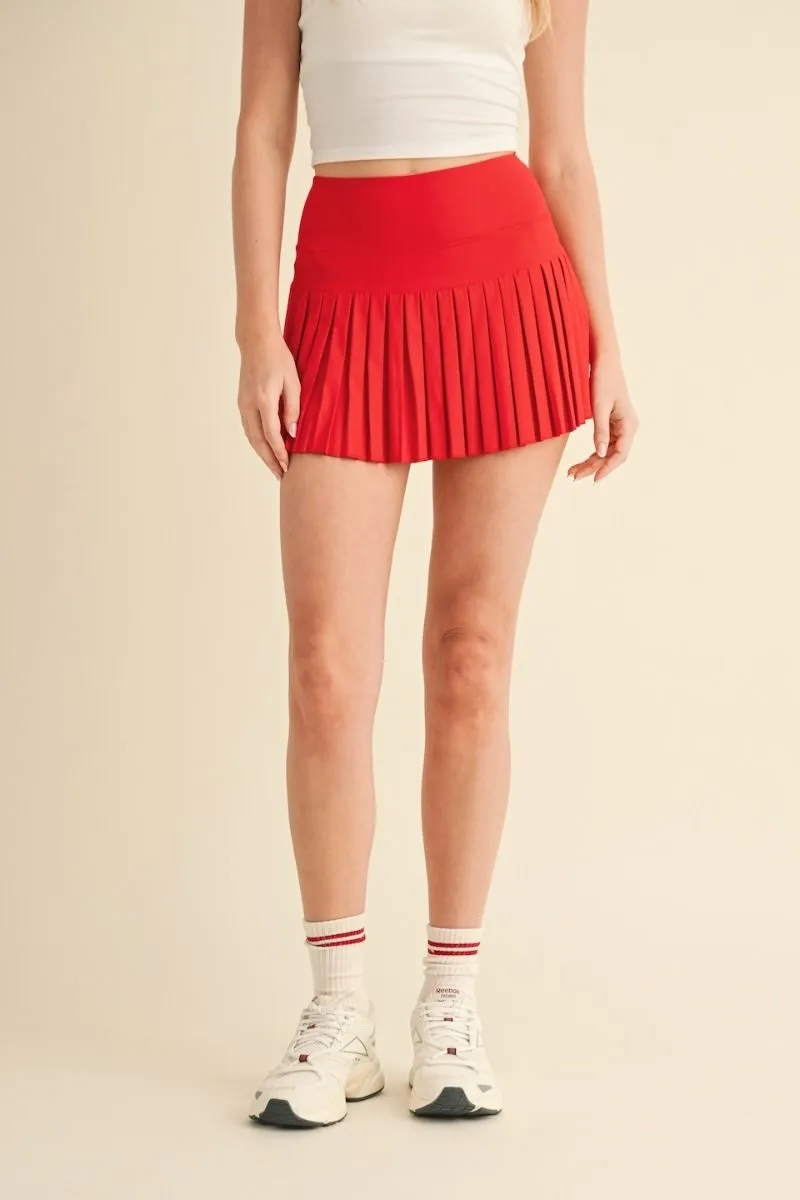 GAME CHANGER PLEATED SKIRT