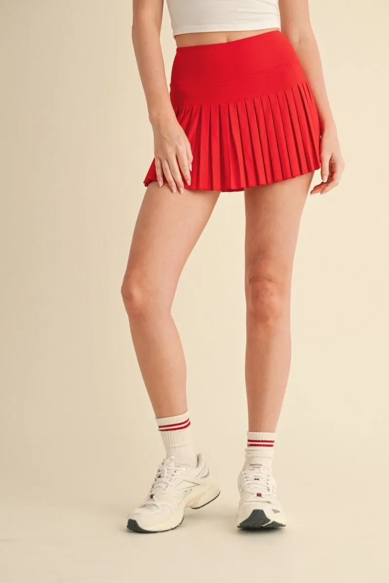 GAME CHANGER PLEATED SKIRT