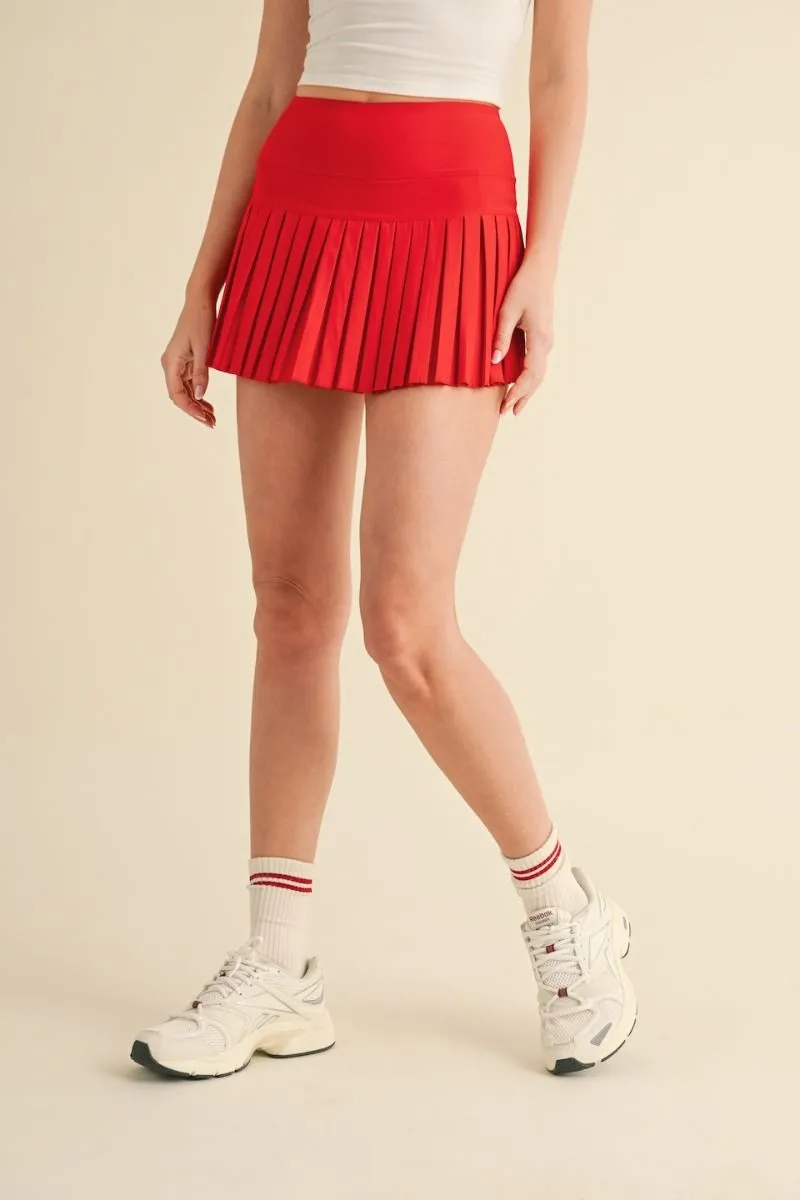 GAME CHANGER PLEATED SKIRT