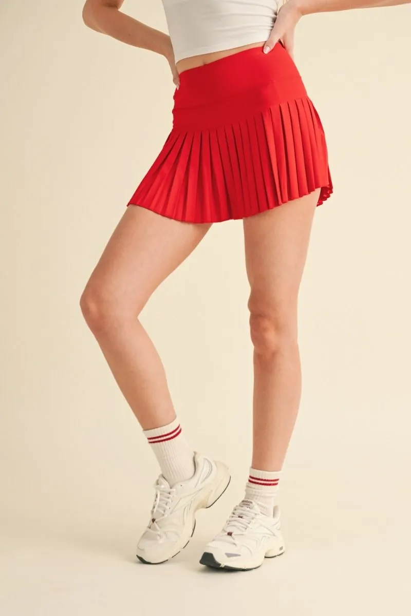 GAME CHANGER PLEATED SKIRT