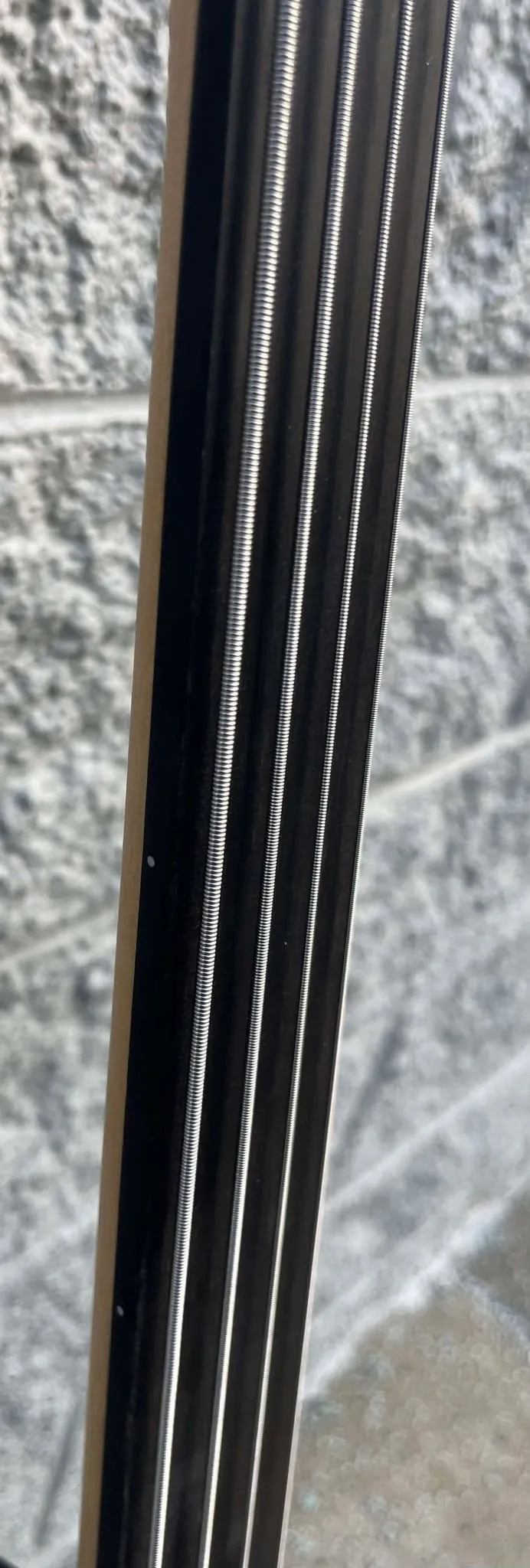 GAMMA Custom JF25-01, Fretless Beta Model, Retro Sonic Blue
