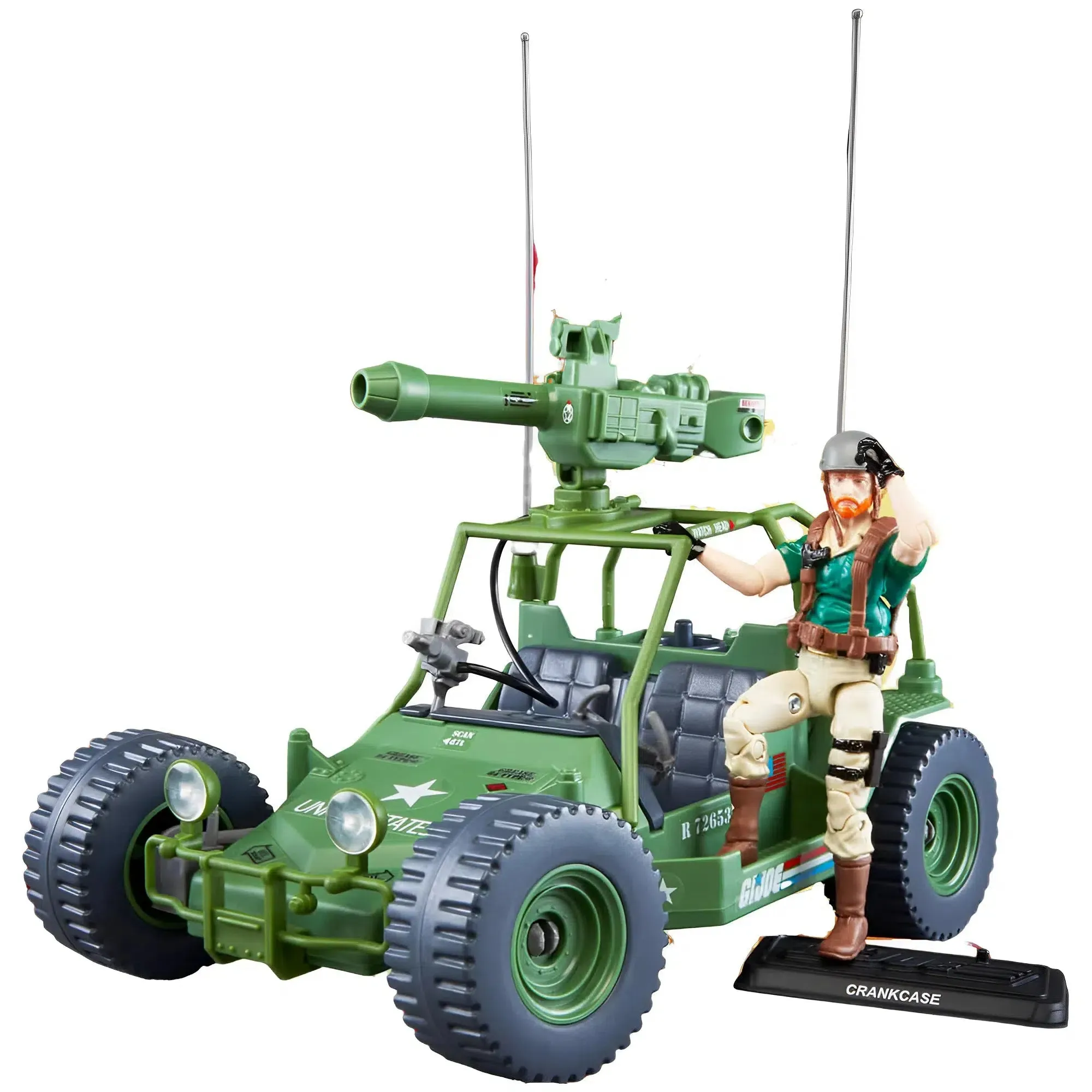 G.I. Joe - A.W.E. Striker Vehicle & Crankcase Action Figure (3.75") - Hasbro - Retro Collection Series