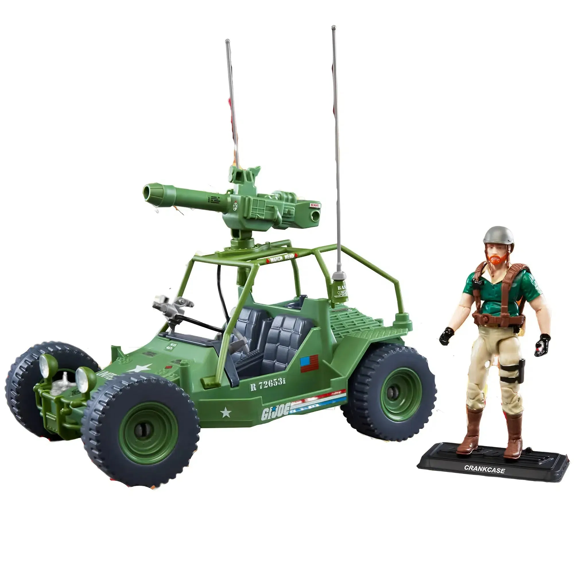 G.I. Joe - A.W.E. Striker Vehicle & Crankcase Action Figure (3.75") - Hasbro - Retro Collection Series