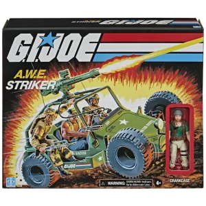 G.I. Joe - A.W.E. Striker Vehicle & Crankcase Action Figure (3.75") - Hasbro - Retro Collection Series