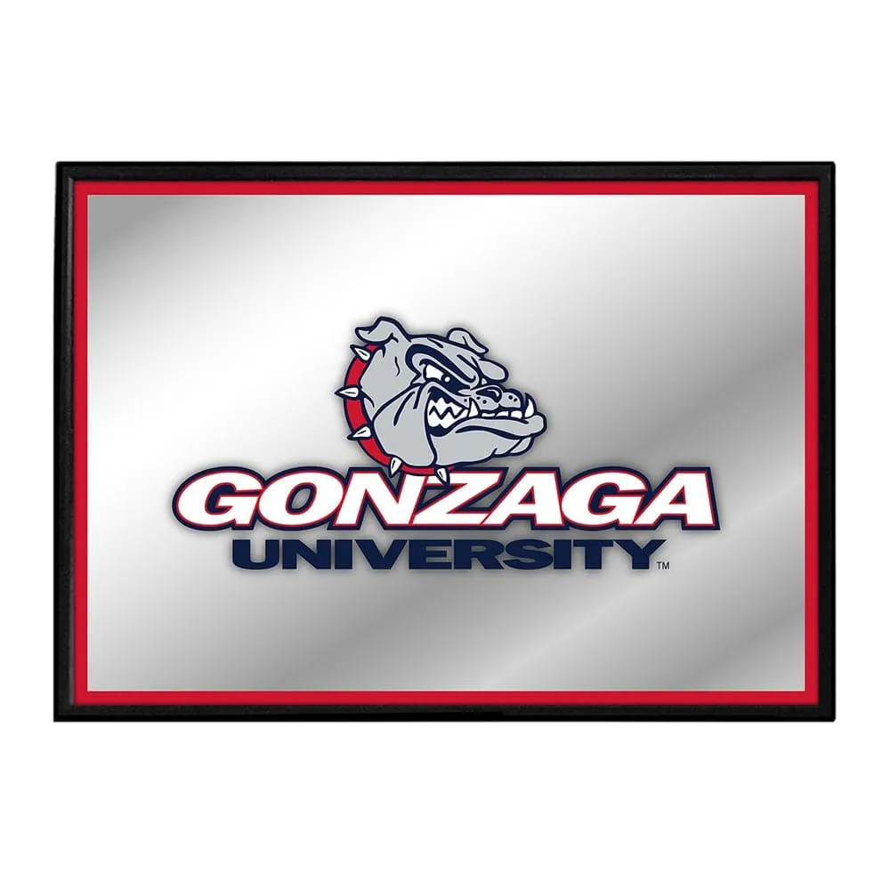 Gonzaga Bulldogs: Framed Mirrored Wall Sign