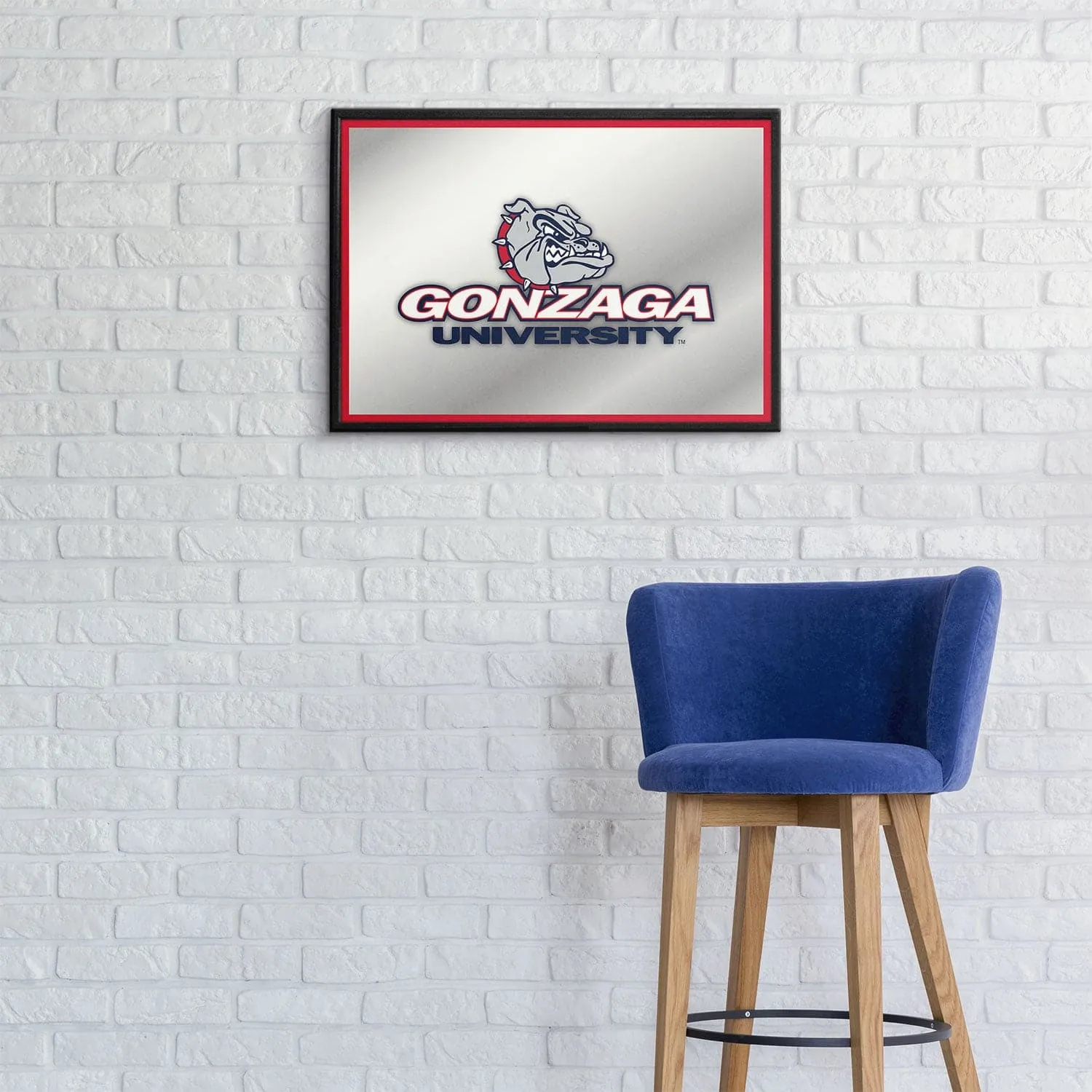 Gonzaga Bulldogs: Framed Mirrored Wall Sign