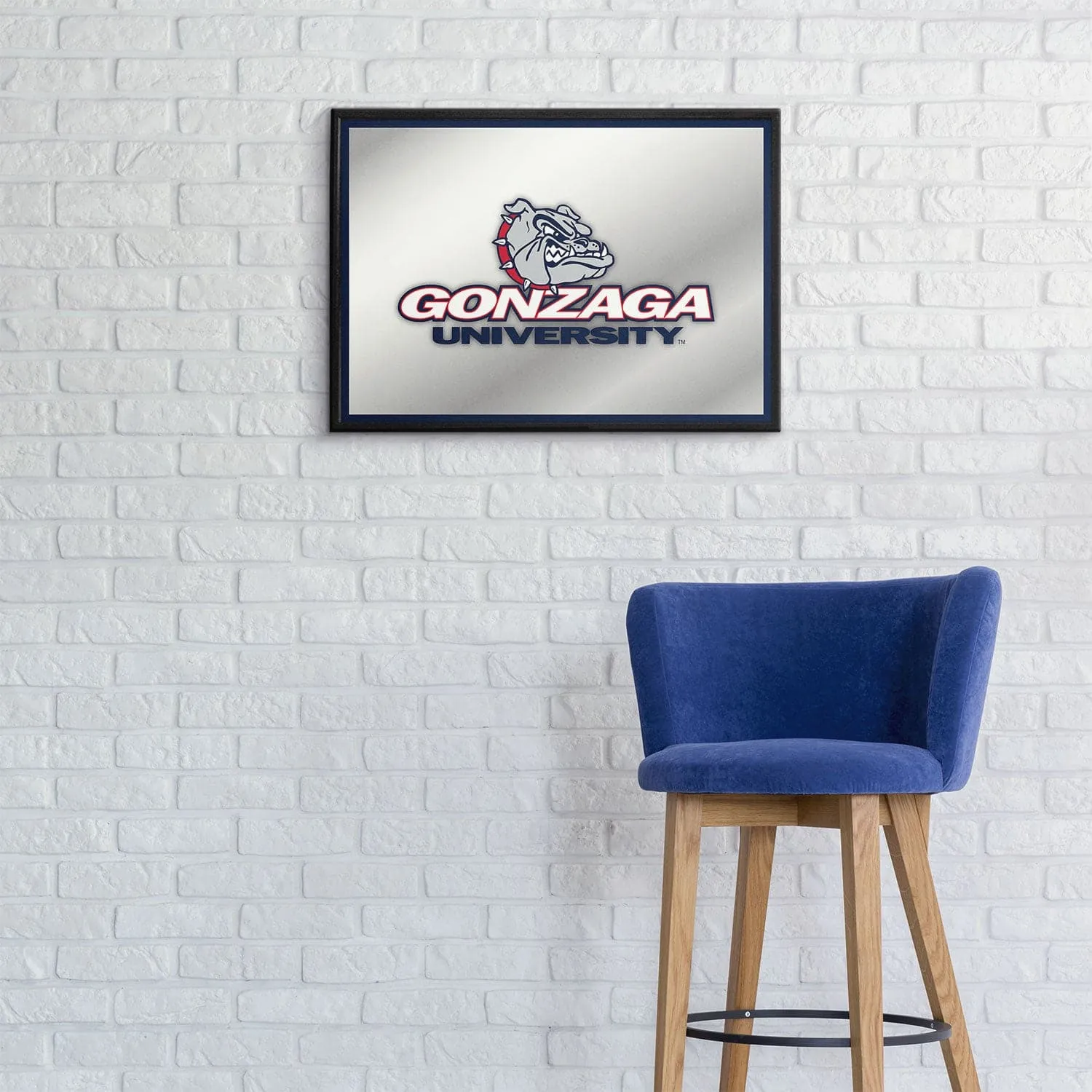 Gonzaga Bulldogs: Framed Mirrored Wall Sign