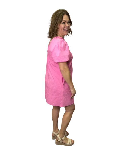Gorgeous in the Back Pink Dress