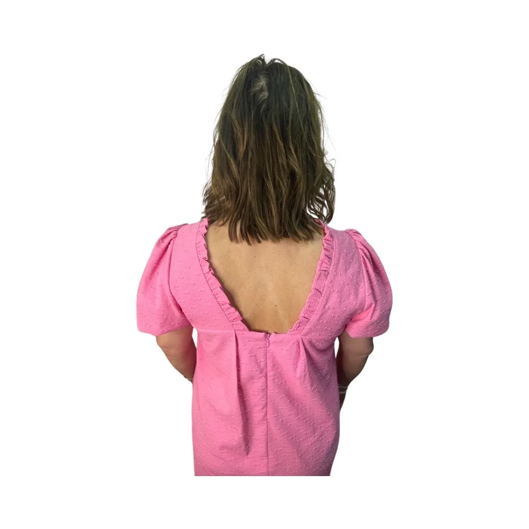Gorgeous in the Back Pink Dress