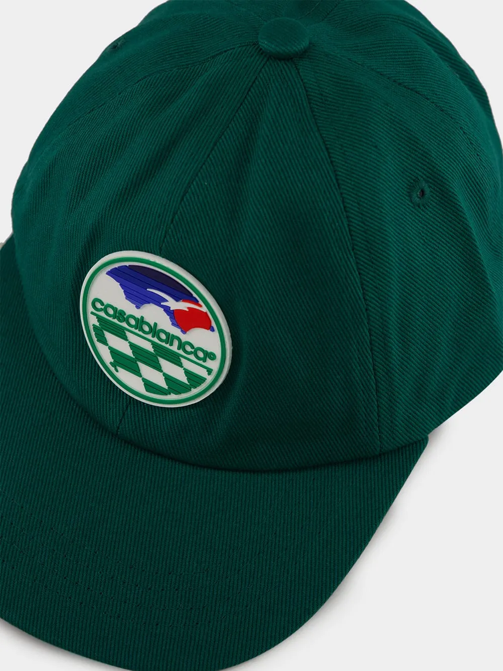Green Checkered Court Cap