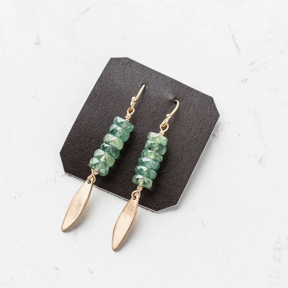 Green Kyanite Allure Earrings