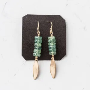 Green Kyanite Allure Earrings
