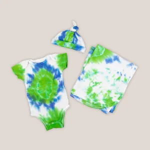Hana Waterfall Organic Tie Dye Baby Set
