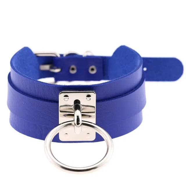 Harajuku Oversized Choker necklace Sexy Pu leather women Collar Bondage Goth Belt Choker Gothic necklace punk jewelry club party