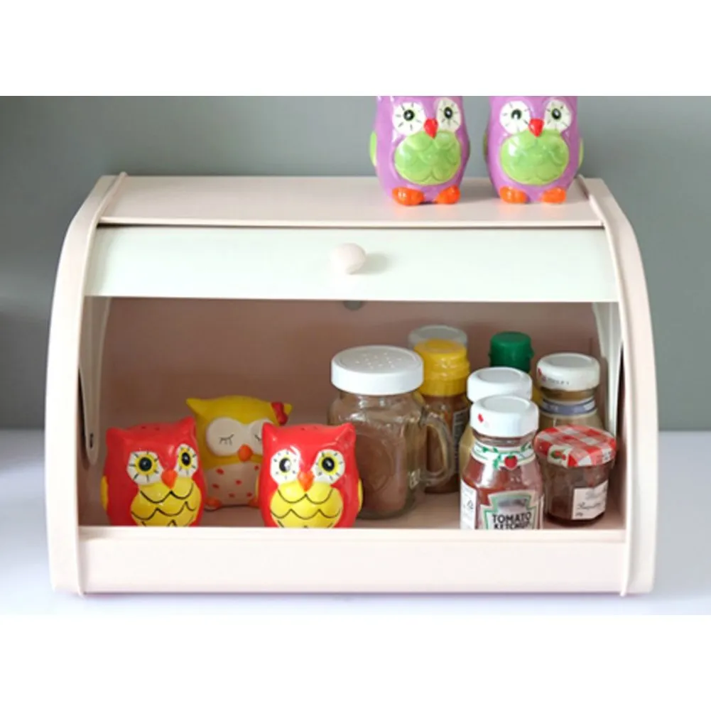 HARRA HOME Bread Box For Kitchen Counter, Bread Bin Storage Container For Loaves, Pastries, and More (12" x 9.5" x 6.5")