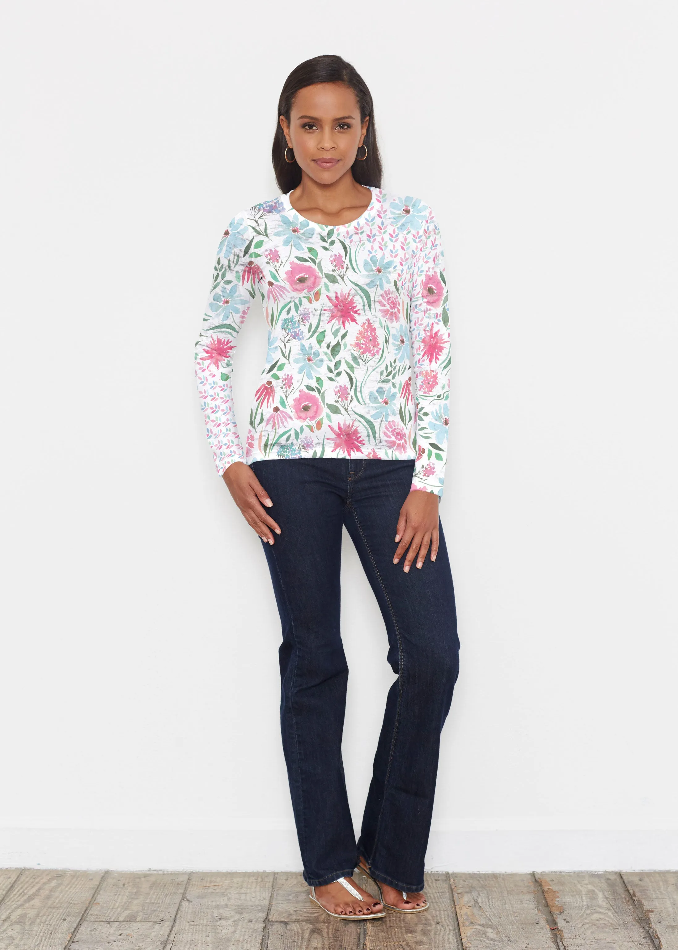 Hello Dolly (8038) ~ Signature Long Sleeve Crew Shirt