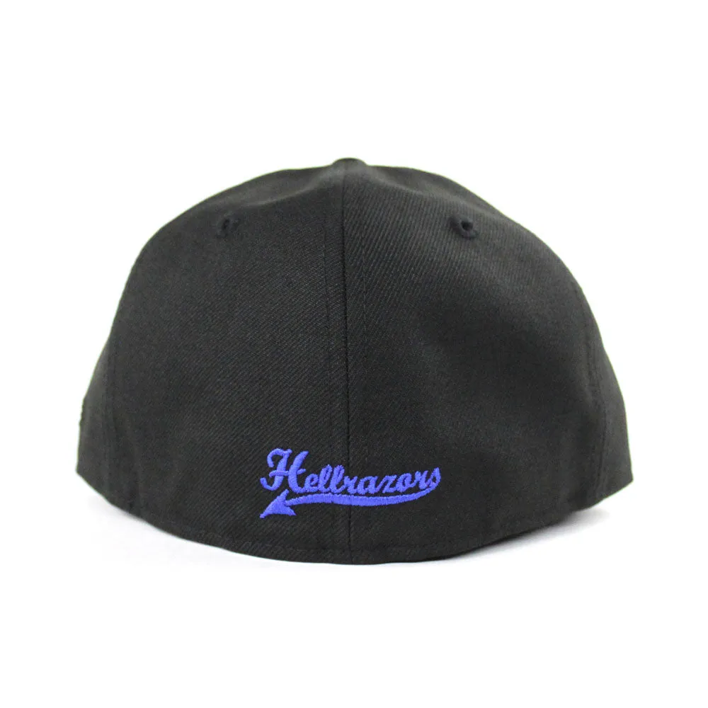 Hellrazors New Era 59Fifty Fitted Hat (Black Blue Gray Under Brim)