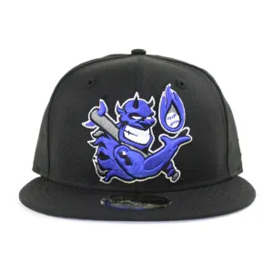 Hellrazors New Era 59Fifty Fitted Hat (Black Blue Gray Under Brim)