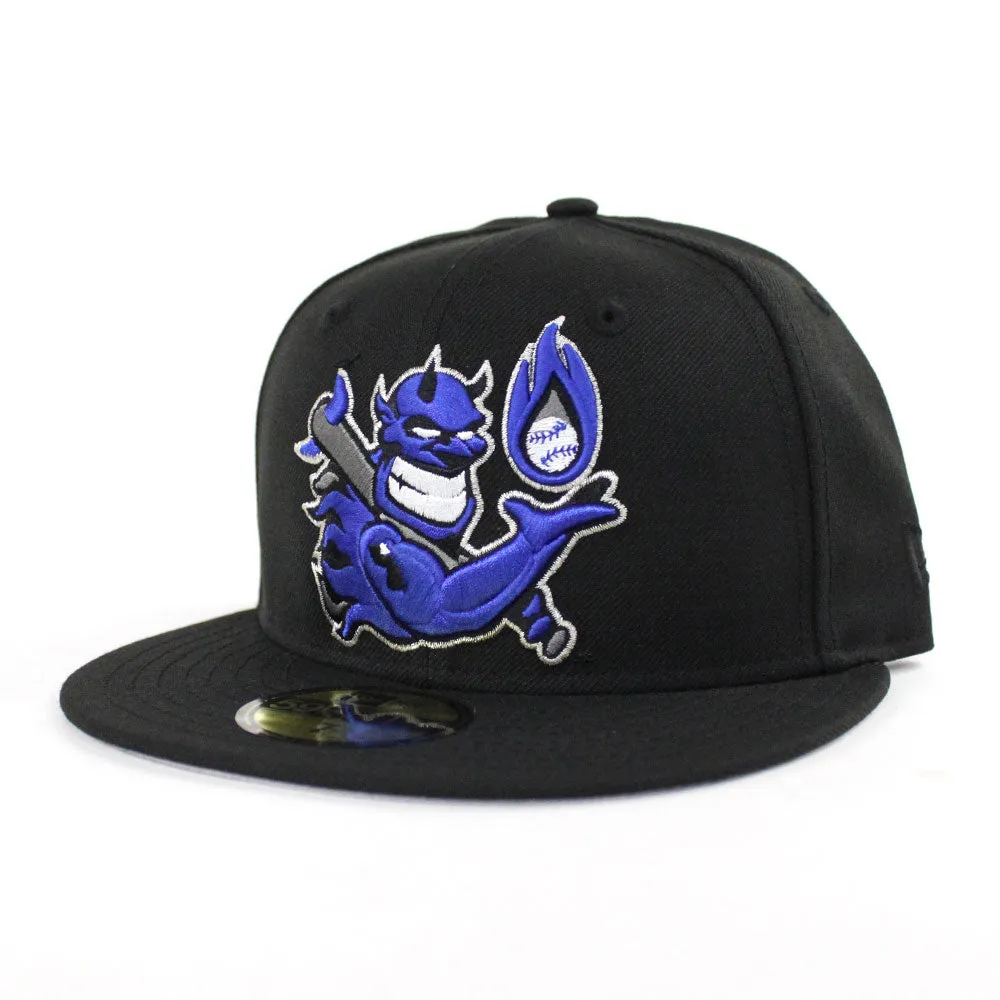 Hellrazors New Era 59Fifty Fitted Hat (Black Blue Gray Under Brim)
