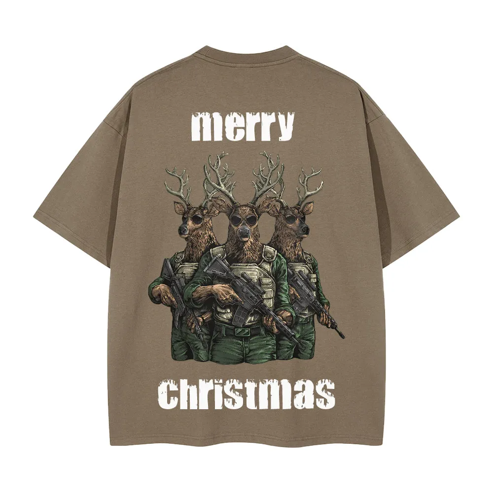 High Street Elk With Gun T-Shirt