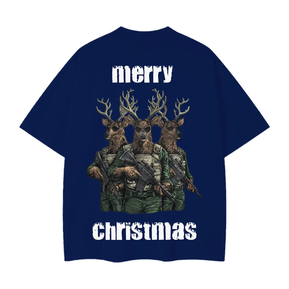 High Street Elk With Gun T-Shirt