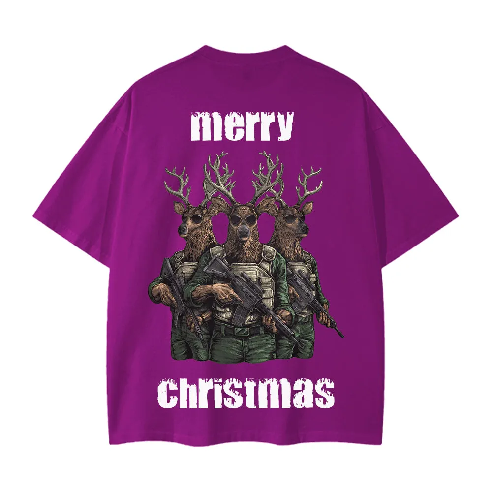 High Street Elk With Gun T-Shirt