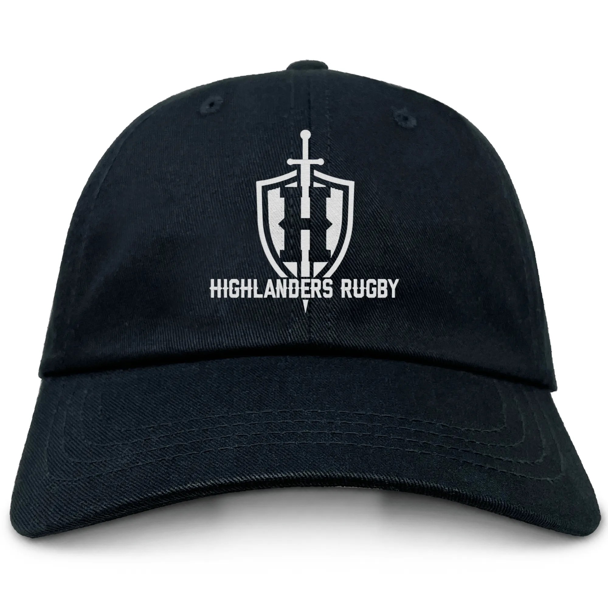Highlanders Rugby NC Adult Low-Profile Cotton Twill Dad Cap