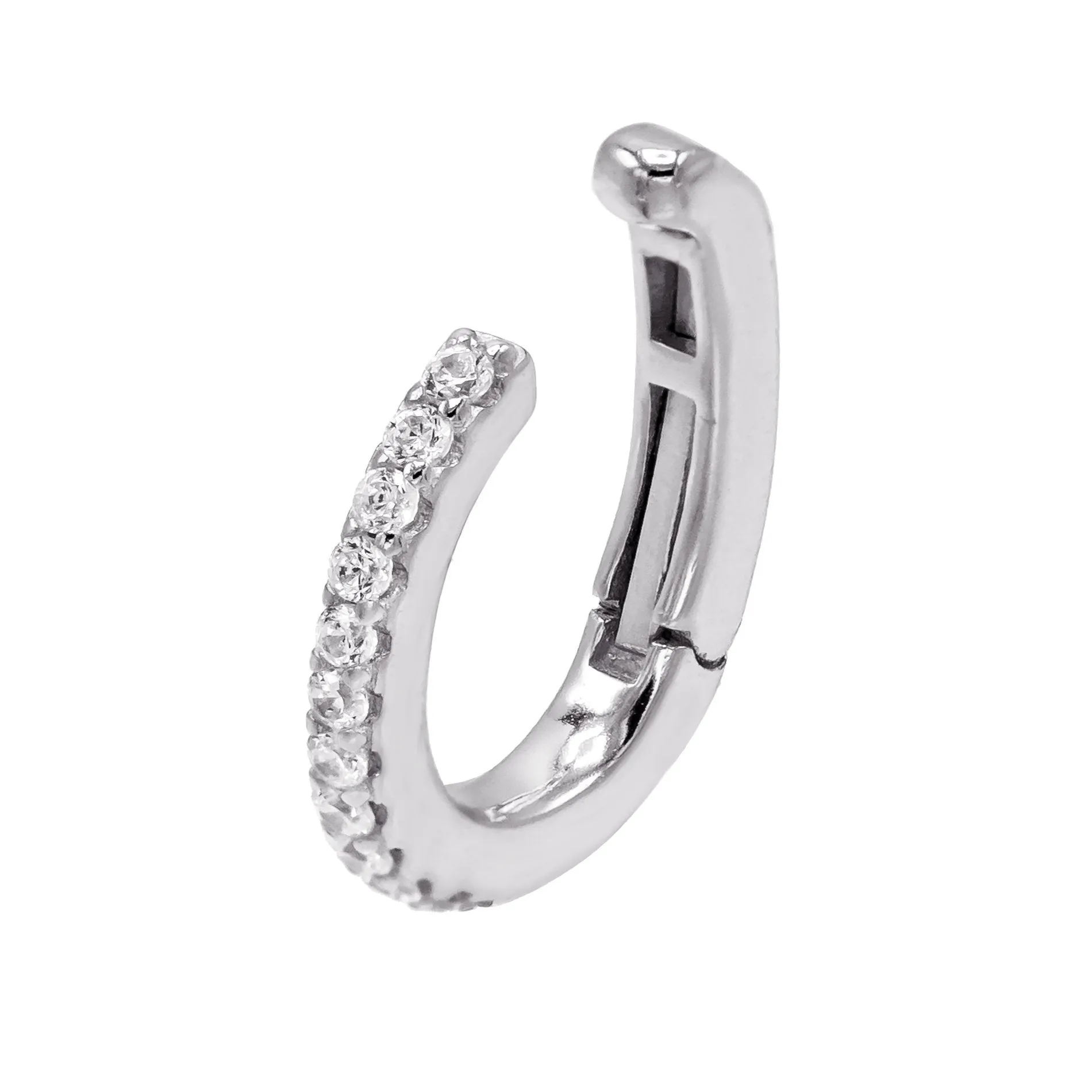 Hinge Pavé Ear Cuff