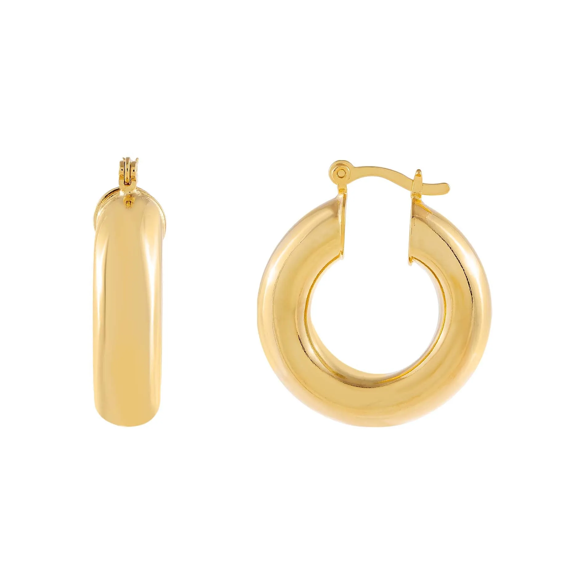 Hollow Thick Hoop Earring