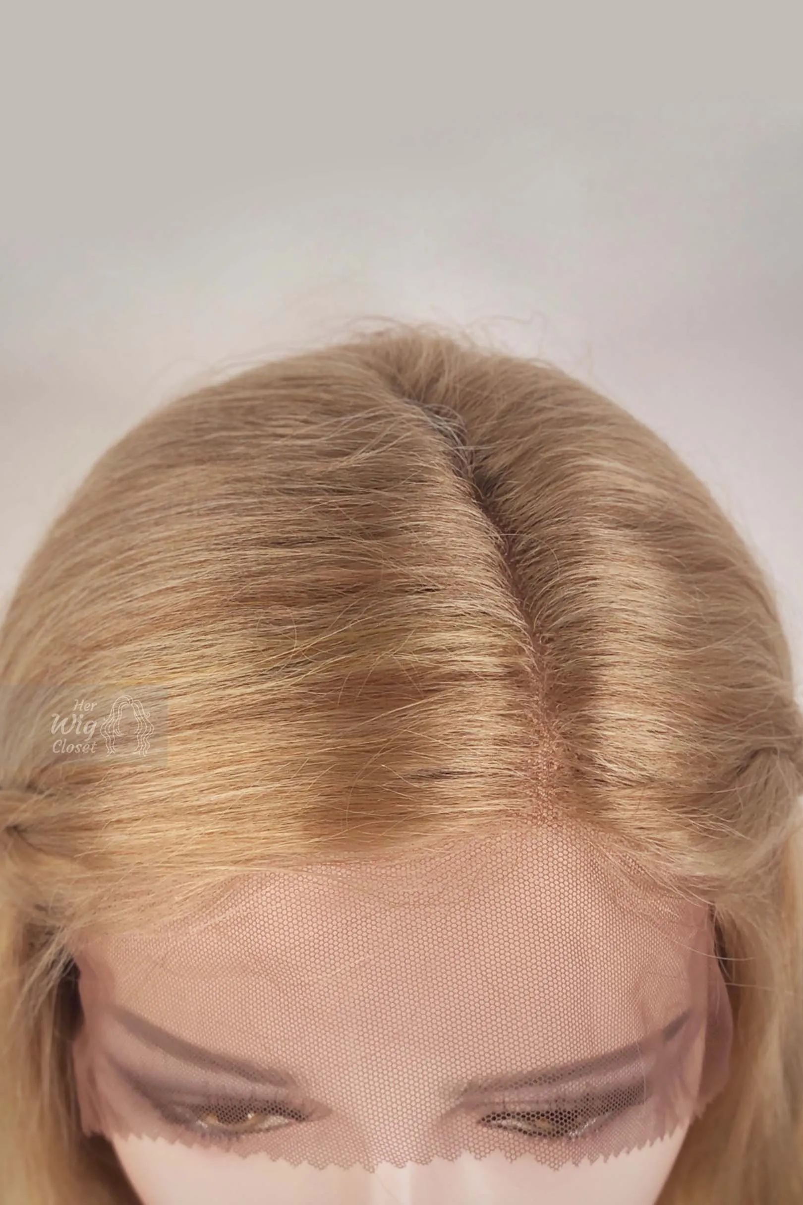 Honey Blonde Wavy Lace Front Synthetic Wig Bianca