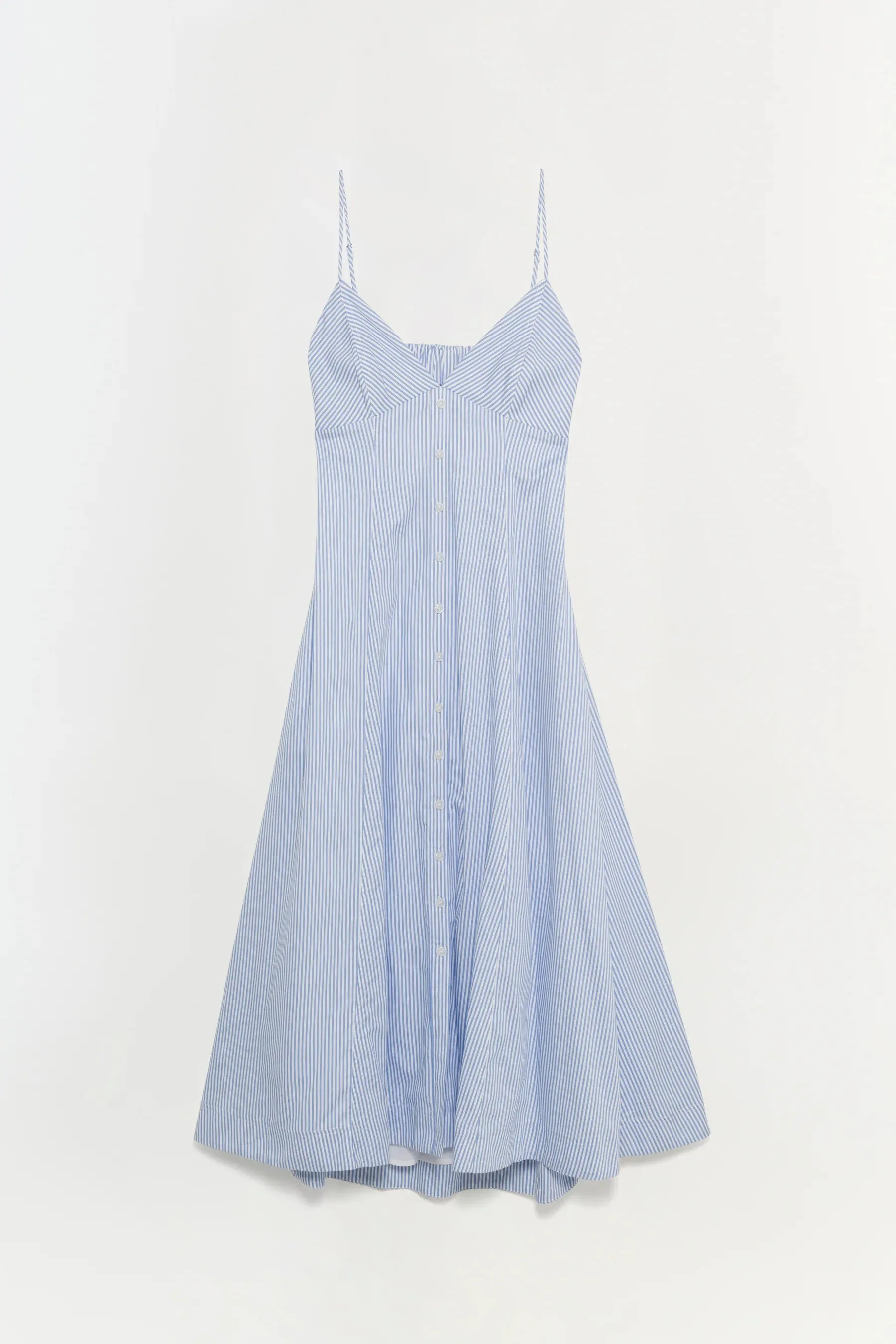 Honor Cami Maxi Dress in Blue Hydrangea Stripe