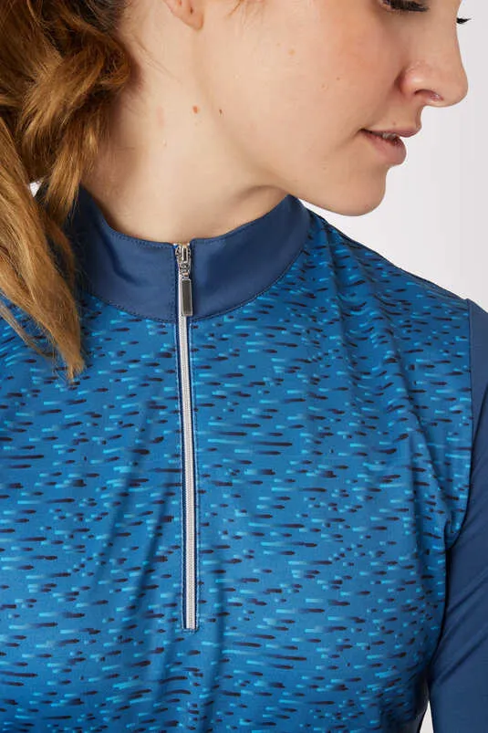 Horze Livia Functional Shirt Opal Blue