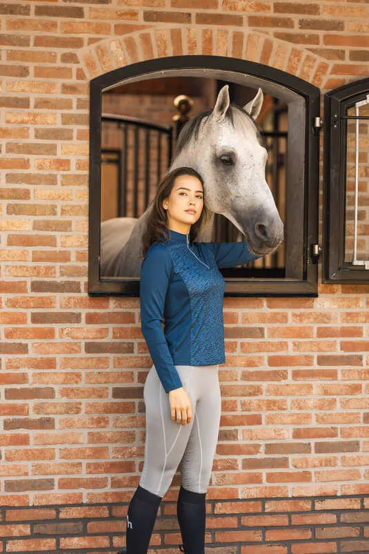 Horze Livia Functional Shirt Opal Blue