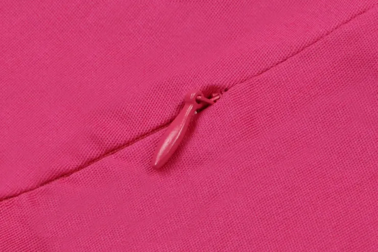 Hot Pink Polka Dot 1950's Swing Dress